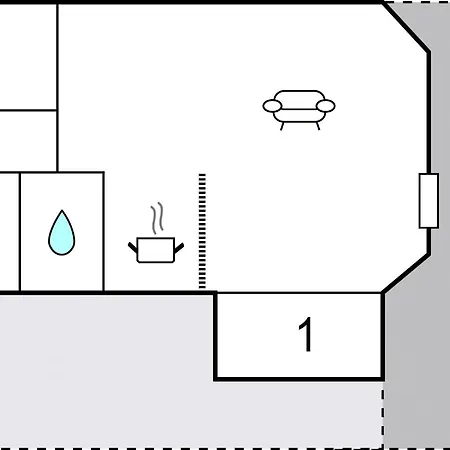 בית נופש Cozy In With Kitchen Nordenbro Vesteregn